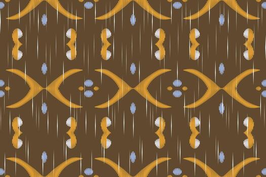 motivo ikat cachemir bordado antecedentes. ikat impresión geométrico étnico oriental modelo tradicional.azteca estilo resumen vector ilustración.diseño para textura,tela,ropa,envoltura,pareo.