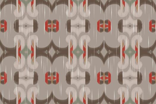 motivo ikat cachemir bordado antecedentes. ikat flor geométrico étnico oriental modelo tradicional. ikat azteca estilo resumen diseño para impresión textura,tela,sari,sari,alfombra. vector