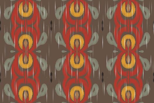 motivo ikat cachemir bordado antecedentes. ikat patrones geométrico étnico oriental modelo tradicional.azteca estilo resumen vector ilustración.diseño para textura,tela,ropa,envoltura,pareo.