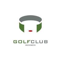 golf club icono logo diseño modelo vector