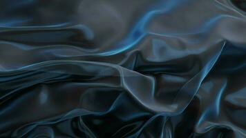 Smooth wave cloth background, 3d rendering. video