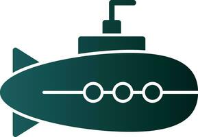 Submarine Vector Icon Design