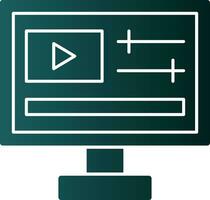 Video Edition Vector Icon Design