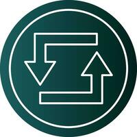 Swap Vector Icon Design