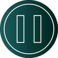 Pause Vector Icon Design