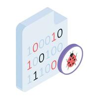 Check out isometric icon of security vector