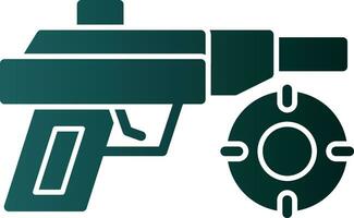 Laser Gun Vector Icon Design