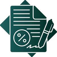 Agreement Vector Icon Design