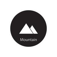 mountain icon vector