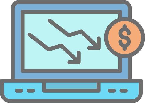 Decrease Vector Icon Design