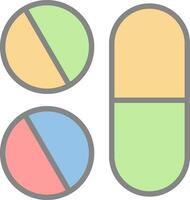 Pills Vector Icon Design