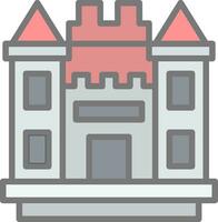 Castle Vector Icon Design