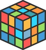 rubik vector icono diseño