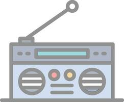 Radio Vector Icon Design