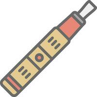 Electronic Cigarette Vector Icon Design