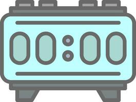 Digital Alarm Vector Icon Design
