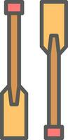 Paddles Vector Icon Design