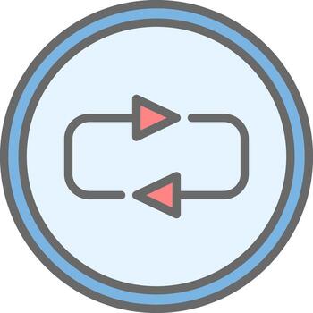 Loop Vector Icon Design