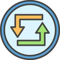 Swap Vector Icon Design