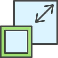 Resize Vector Icon Design