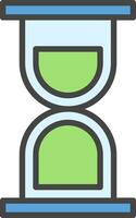 Hourglass Vector Icon Design