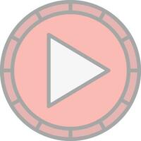 Play Button Vector Icon Design