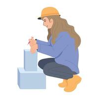Trendy Constructor Concepts vector