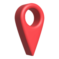 3D Pointer pin location symbol. Marker icon sign. checkpoint icon. png