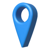 3D Pointer pin location symbol. Marker icon sign. checkpoint icon. png