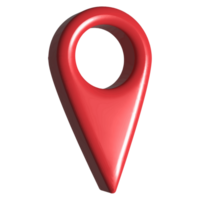 3D Pointer pin location symbol. Marker icon sign. checkpoint icon. png