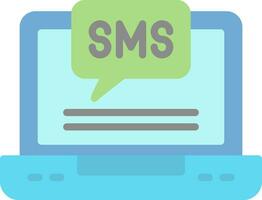 diseño de icono de vector de sms