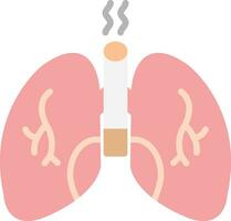 diseño de icono de vector de pulmones