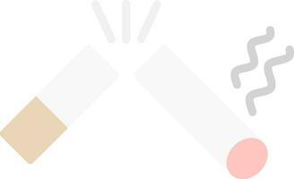 Broken Cigarette Vector Icon Design