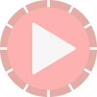 Play Button Vector Icon Design