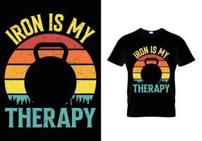 Iron Is My Therapy vector