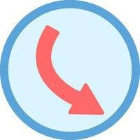 Curve Arrow Vector Icon Design