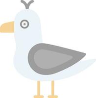 Seagull Vector Icon Design