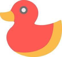 Rubber Duck Vector Icon Design