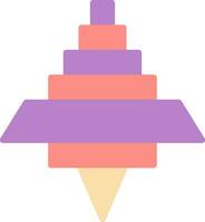 Spinning Top Vector Icon Design