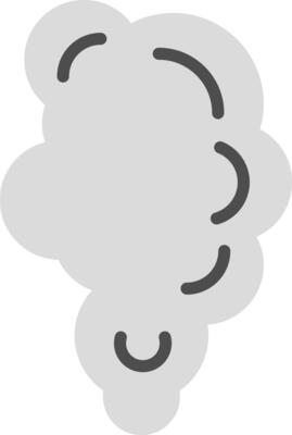 Smoke Vector Icon Design