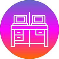 Work Space Vector Icon Design