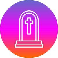 Tomb Vector Icon Design