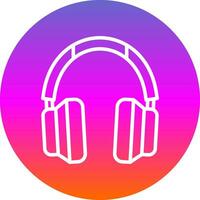 Headphones Vector Icon Design