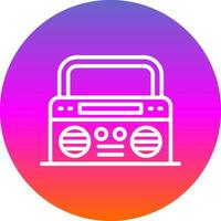 Boombox Vector Icon Design