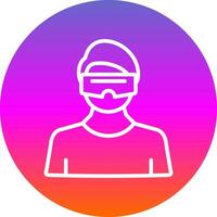 Virtual Reality Vector Icon Design