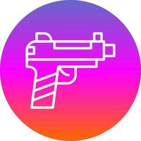 diseño de icono de vector de arma