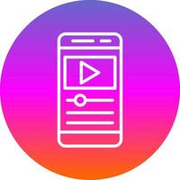 Series Vector Icon Design