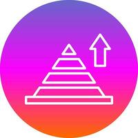 Pyramid CHart Vector Icon Design