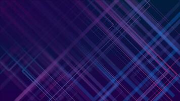 Blue violet abstract lines technology futuristic video animation