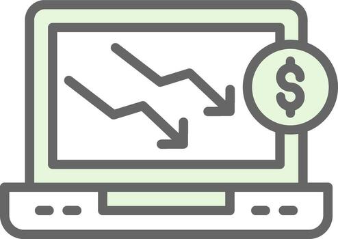 Decrease Vector Icon Design